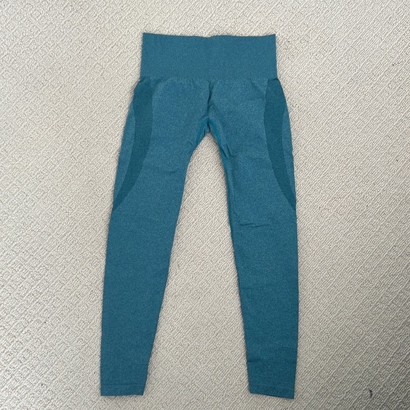NVGTN CONTOUR Seamless  Leggings Size Small Teal - Picture 3 of 5